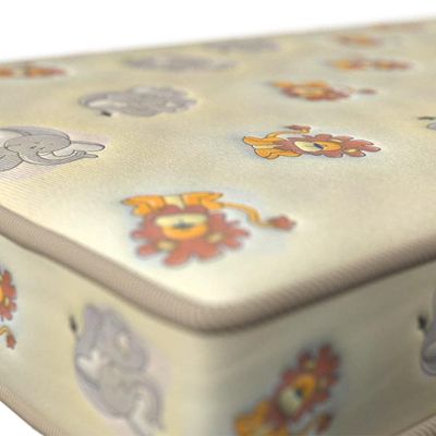 Colchão Infantil Probel Gold Am Animal Baby com Espuma D18 10x68x148 Amarelo Amarelo