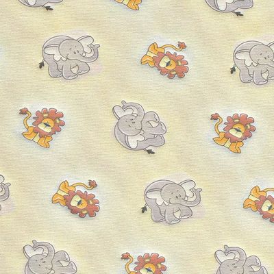Colchão Infantil Probel Gold Am Animal Baby com Espuma D18 10x68x148 Amarelo Amarelo