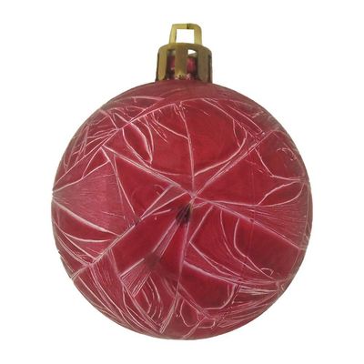 Bola De Natal Vermelha Kit Mista 5cm - 20 Unidades