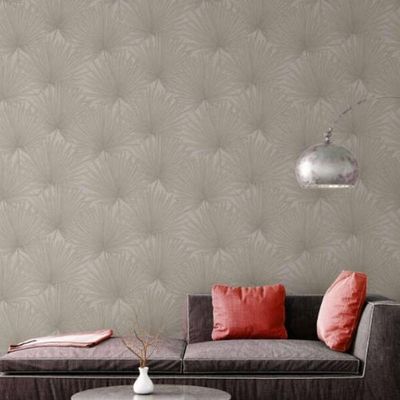 Papel De Parede Antigua Folhagem Bege 390902ag