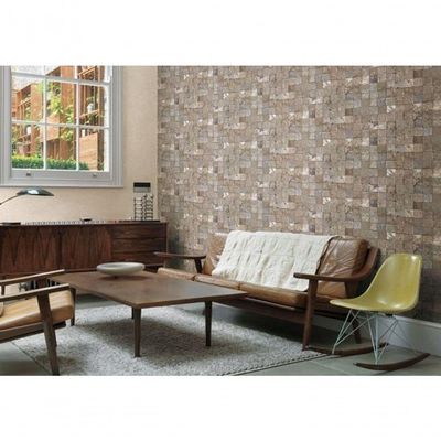 Papel De Parede Terra Gracia Square Stone Beige 831073 Terra Gracia 831073