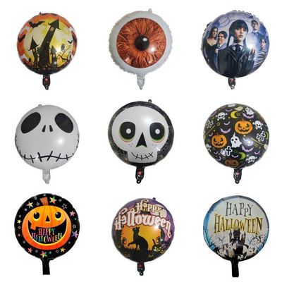Balão Metalizado Halloween Estampado - 18 Polegadas Modelo Castelo Amaldiçoado