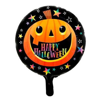 Balão Metalizado Halloween Estampado - 18 Polegadas Modelo Castelo Amaldiçoado