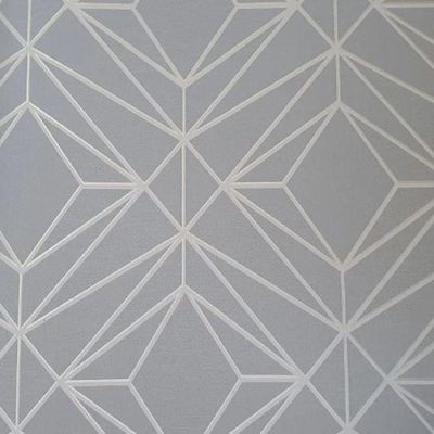 Papel De Parede Neo Geometric Geométrico Cinza Ng1912