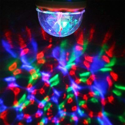 Lâmpada Led Giratória Globo Lazer Rgb, Festa Aniversário