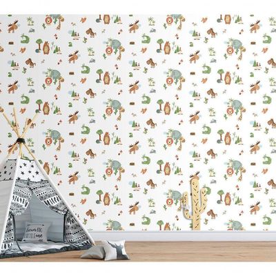 Papel De Parede Sambori Faune 130-2 - Rolo 10m X 0,53m