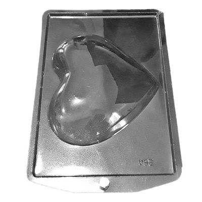 Forma De Acetato Coração - 500g - 10 Unidades