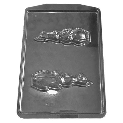 Forma De Silicone Coelho Braços Cruzados - 4cm X 11,4cm