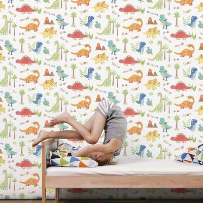 Papel De Parede Dinossauros - G78364 Colorido Tiny Tots 2 - G78364