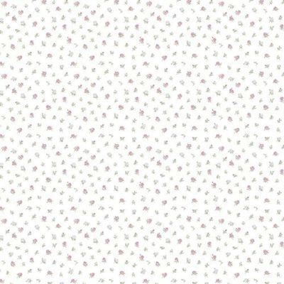 Papel De Parede Happy Floral Branco 12336