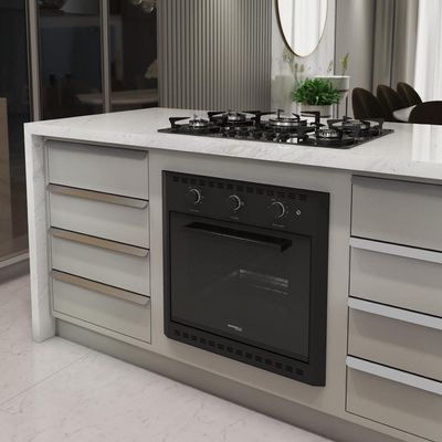 Forno Elétrico De Embutir 60 Litros Nardelli Black E60 Preto 220V