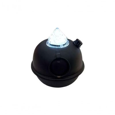 Kit 3 Luminárias De Mesa Decorativa Bujãozinho De Metal A Pilha Com Led Branco Dimerizável E Alça