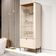 Cristaleira 2 Portas Baton Rouge Off White Nature Preto