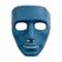 Máscara Colorida Sem Face Para Fantasias - 1 Unidade Cor Azul