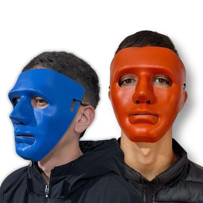 Máscara Colorida Sem Face Para Fantasias - 1 Unidade Cor Azul
