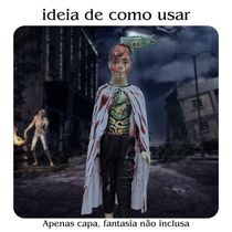 Capa Para Fantasia Infantil Com Sangue