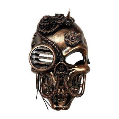 Máscara Caveira Esqueleto Steampunk - 1 Unidade
