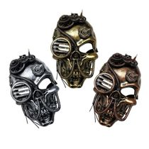Máscara Caveira Esqueleto Steampunk - 1 Unidade