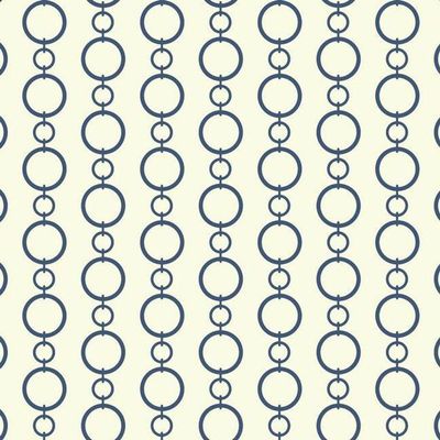 Papel De Parede Waverly Stripes Chain Stripe Azul Sv2742 Waverly Stripes Sv2742