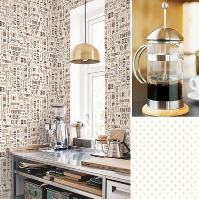 Papel De Parede Kitchen Recipes G12248 - Rolo: 10m X 0,53m