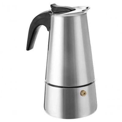 Cafeteira De Aço Inox Para 4 Cafezinhos 200 Ml - Mimo Style - Afa04