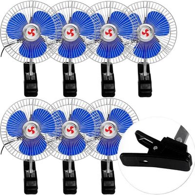Kit 7 Mini Ventilador Veicular Carro Caminhão ônibus De 15cm