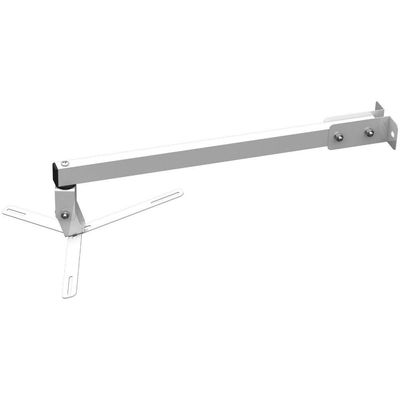 Suporte Projetor Datashow Mini Led Parede Braço 50 Cm - Branco