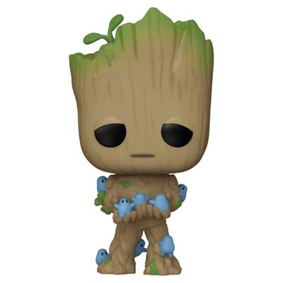 Funko Pop Marvel I Am Groot 1194 Groot With Grunds