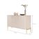 Conjunto Buffet E Cristaleira Lirio Off White Dourado