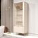 Conjunto Buffet E Cristaleira Lirio Off White Dourado