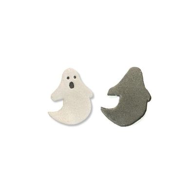 Enfeite Decorativo Halloween De Eva Com Glitter - 5 Unidades Modelo Abóbora Dark