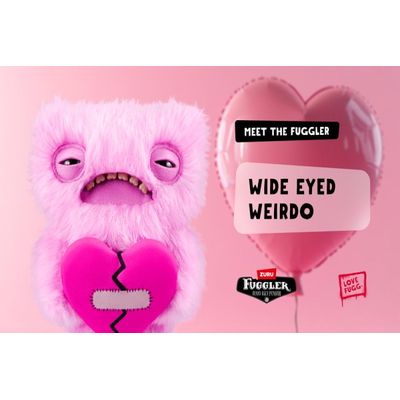 Pelúcia Fuggler Love Fuggs 23cm - Rosa