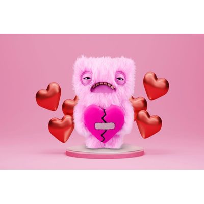 Pelúcia Fuggler Love Fuggs 23cm - Rosa