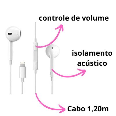 Kit 10 Fones De Ouvido Para Celular A Gold Premium Com Fio Fn-a16 Branco