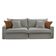 Sofá Dallas Linho Dois Módulos De 80cm B15 Meu Sofá Online A230 Linho Cinza
