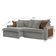 Sofá Dallas Linho Dois Módulos De 80cm B15 Meu Sofá Online A230 Linho Cinza