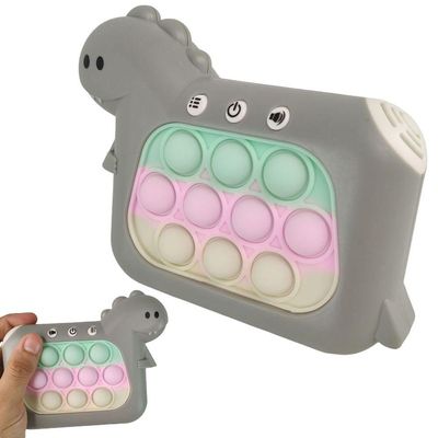 Pop It Mini Game Interativo Som Luzes Dinossauro Anti Estresse Relaxante Sensorial Fidget Toys Diver