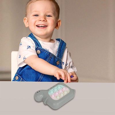 Pop It Mini Game Interativo Som Luzes Dinossauro Anti Estresse Relaxante Sensorial Fidget Toys Diver