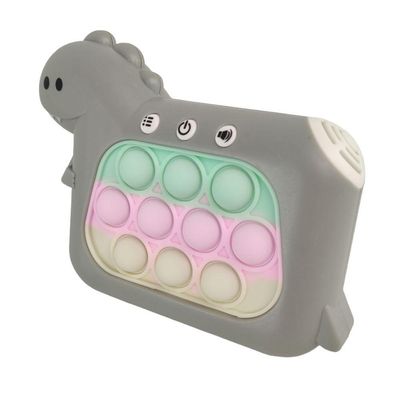 Pop It Mini Game Interativo Som Luzes Dinossauro Anti Estresse Relaxante Sensorial Fidget Toys Diver