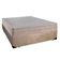 Cama Box Casal Suede + Colchão Sereneprime Molas Ensacadas 138x188x65 Bege