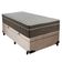 Cama Box Baú Suede Solteiro + Colchão Sereneprime Molas Ensacadas 88x188x69 Bege