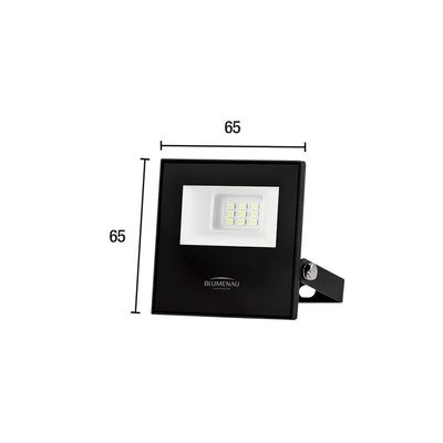 Refletor Blumenau Led Play 10w Preto Bivolt 6500k Luz Branca