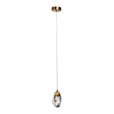 Lustre Pendente Skylight Rock 4012 Dourado Led Bivolt Dourado-transparente