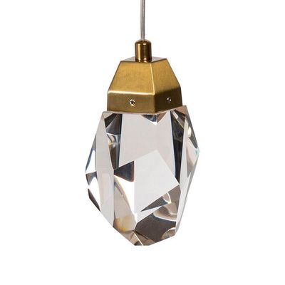 Lustre Pendente Skylight Rock 4012 Dourado Led Bivolt Dourado-transparente