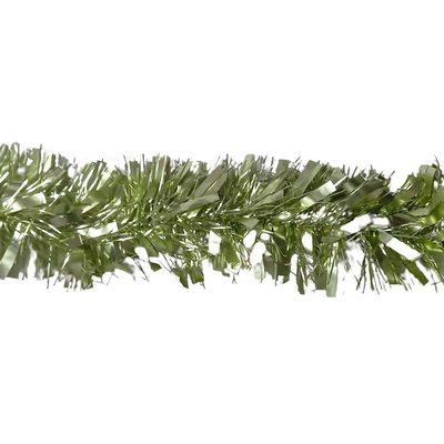 Festão De Natal Metalizado Verde Oliva - 1,8m X 7cm