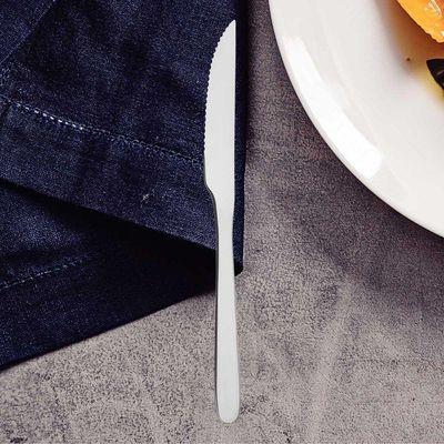 Kit 6 Facas De Mesa Churrasco Serrinha Tramontina Havaí Em Aço Inox