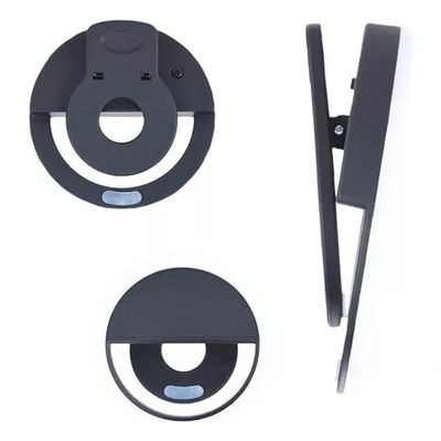 Mini Ring Light Selfie Com Luz De Led Para Celular