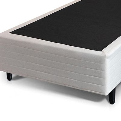 Base Box para Colchão Solteiro Hellen Malta 26x88x188 cm Bege