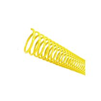Espirais para Encadernação Amarelo 12mm 70 Folhas 100 und