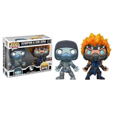 Funko Pop Mortal Kombat 2-pack Scorpion e Subzero Exclusive